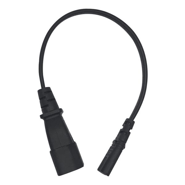 

черный пвх iec320 c14 male to c7 female c14 c7 кабель 0,98 фута запасная часть