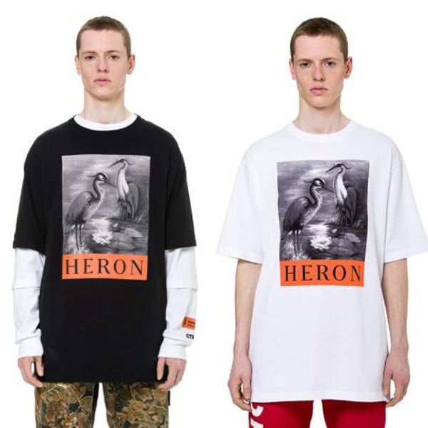 

Heron Preston T Shirt Mens Designer Tshirt Summer Short Sleeve T Shirts Emboridered Casual Tops 2 Colors