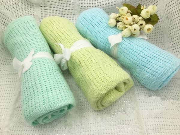 

spring and summer 80*100 baby grottoes soft blanket hollow carpet air conditioning blanket baby products