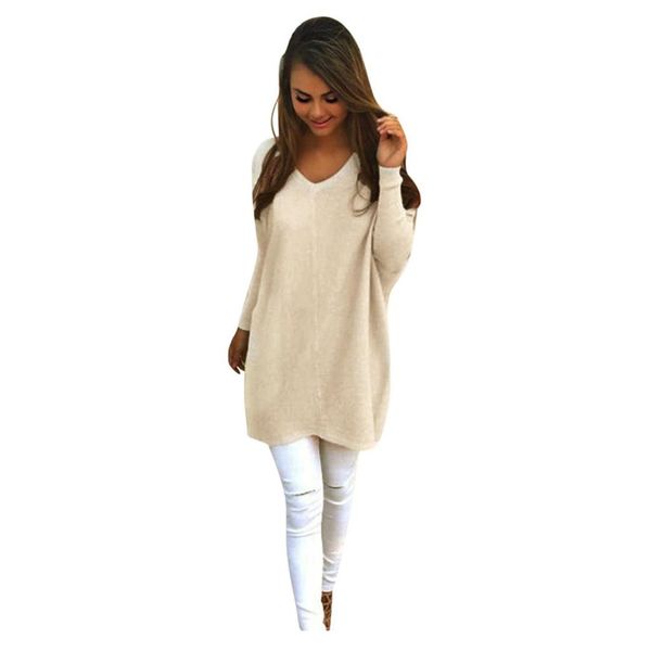 

womens knitted sweater fashion casual long sleeve jumper sweaters coat blouse korean style sweters women invierno streetwear #7, White;black