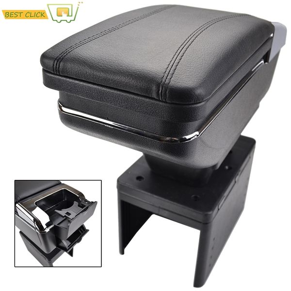 

universal car center centre console armrest storage box arm rest rotatable