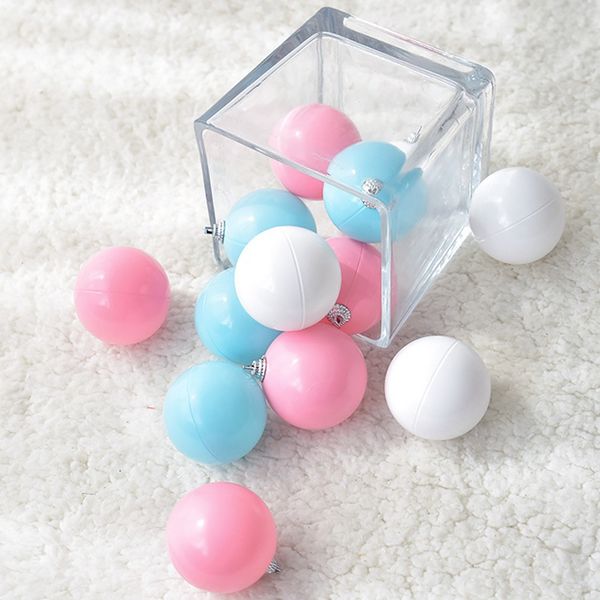 

6pcs/set shatterproof christmas baubles ball ornaments hanging ocean balls xmas tree pendants holiday party wedding decorations