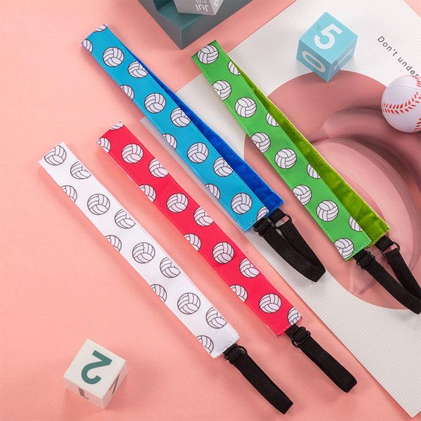 

girls volleyball headbands no slip adjustable hairband for sport activity, Silver