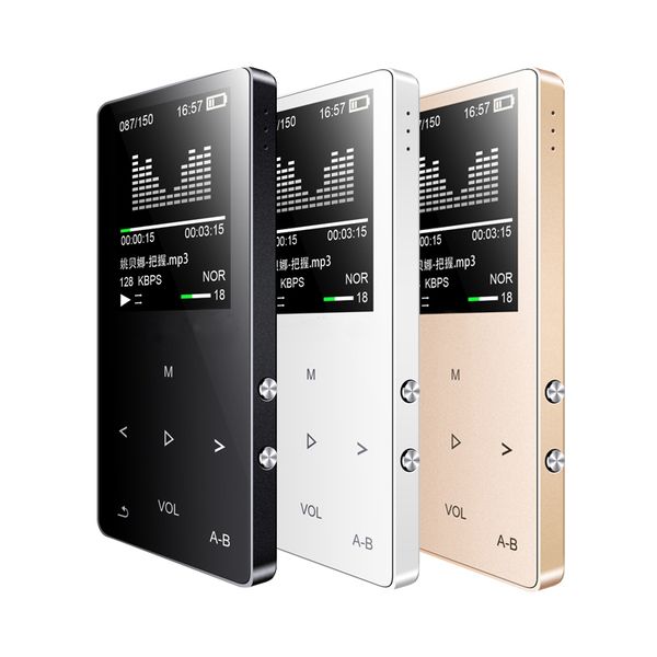 

m350 hifi mp3 player built-in speaker metal high sound quality entry-level lossless music player support tf card fm
