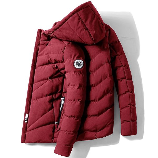 

men's winter jacket parka korean coat male winter jacket men clothes 2020 parkas warm plus size veste homme hiver zt4628, Black