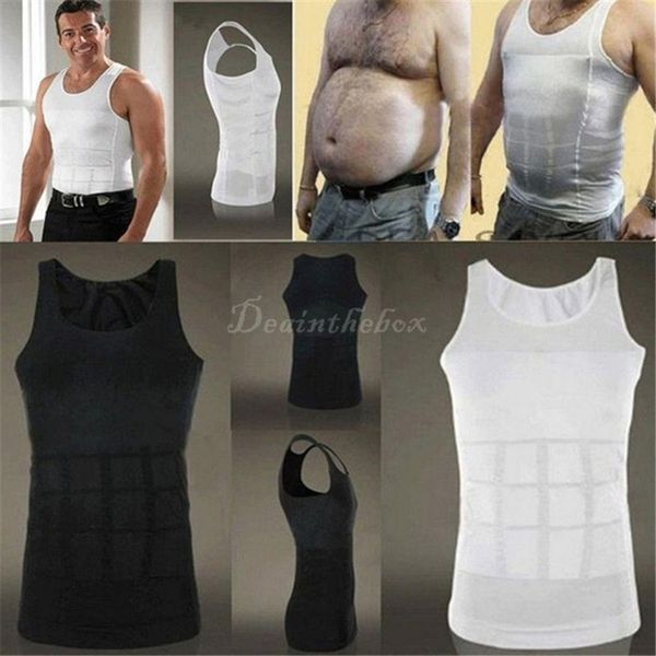 

mens belly belt powerful slimming abdomen vest body shaper sculpting compression girdle belley buster shapewear underwear vest, Black;brown