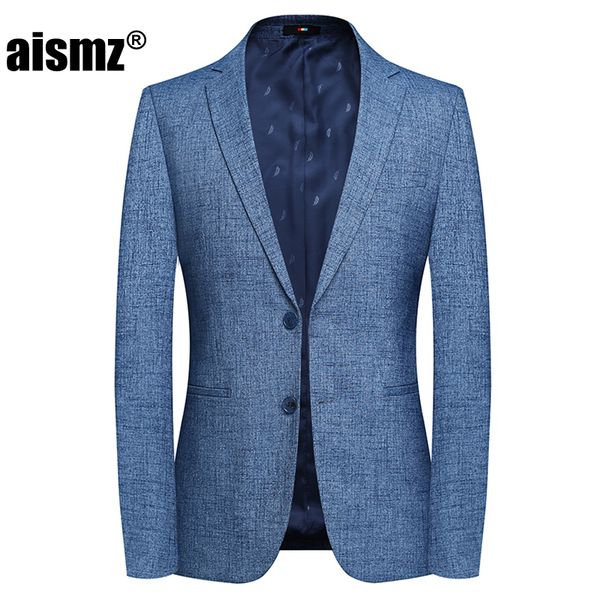 

aismz 2019 new spring smart casual suits men,men's casual blazers casaco masculino jackets plus-size m-4xl az9805, White;black