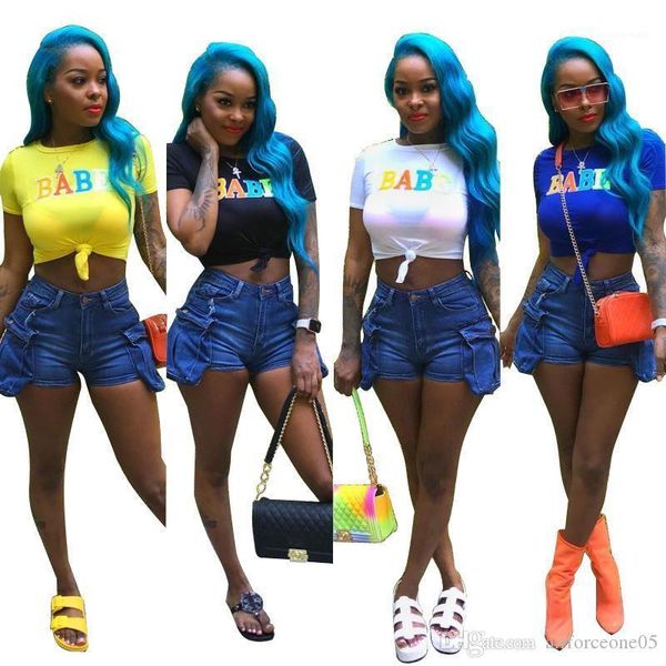 

o-neck short sleeve womens casual womens tees letter print womens short tshirts fashion solid color, White