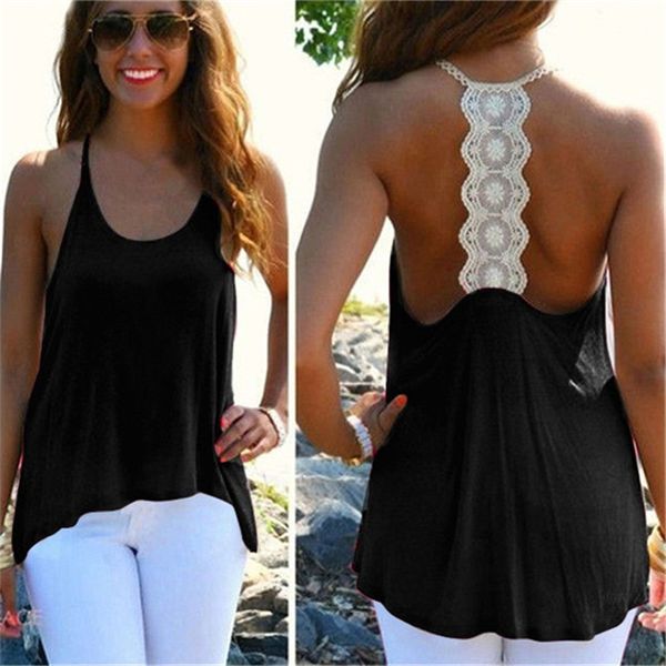 

women sleeveless blouse ladies backless irregular strapless girls beach holiday hollow out shirt