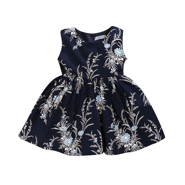 

summer girl dress navy children dress sundress fashion kids clothes, Red;yellow