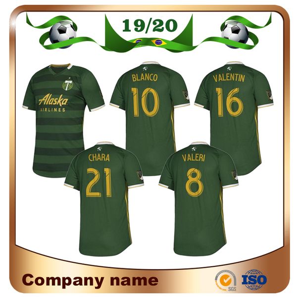 

new 2020 portland timbers home soccer jersey 20/21 #8 valeri #10 blanco soccer shirt #16 valentin #21 chara football uniform, Black;yellow