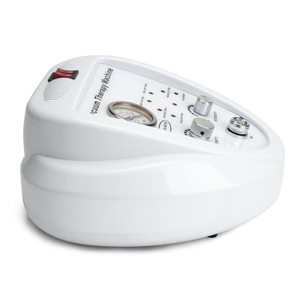 

woman use custom-made vacuum suction pump for nipple stretching breast lift butt enlargement machine, Black;white