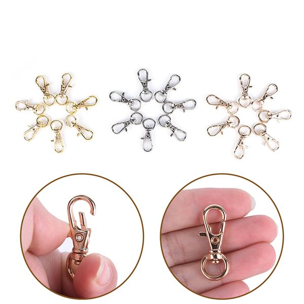 

women bags hook lobster clasps key chain bag 10 pcs accessories, Black