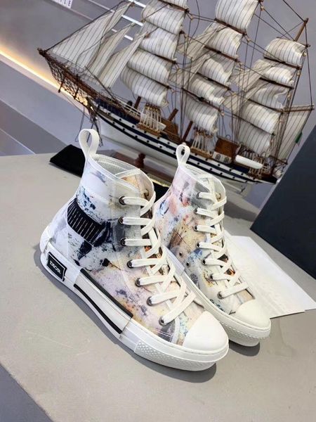 

2020 new color high-shoes classic shoes men women sneakers flat casual sport shoes comfortble leisure sneakers mjk05, Black