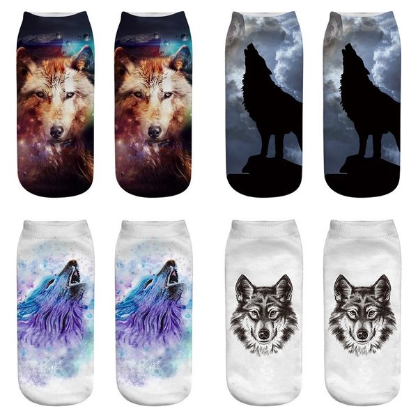 

custom ladies socks 3d digital printing casual ankle socks unicorn cartoon customized print hip hop woman socks customization dj5279