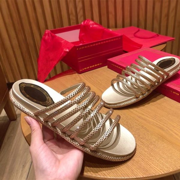 

slippers women flat fashion woman shoes bling open toe female mules summer soft genuine leather, Black