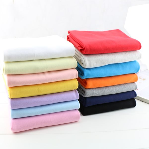 

40s 100% cotton double sides knitted t-shirt baby clothes fabric no fluorescent agent, Black;white