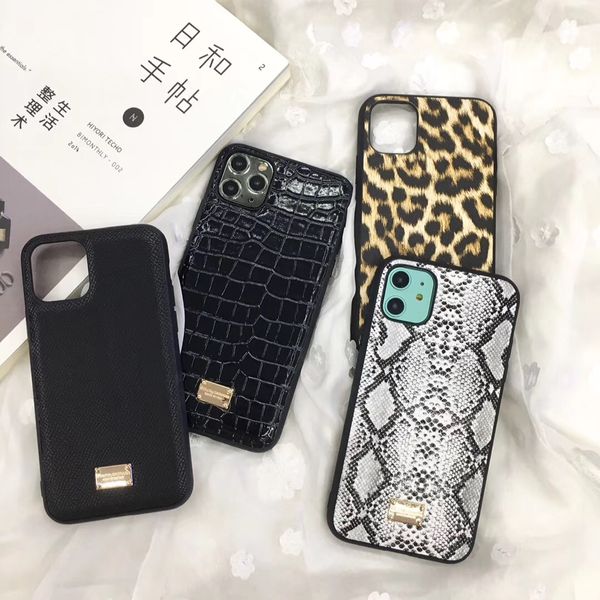 

Роскошные чехлы для телефонов для iphone 11 Pro Max Case змея pattern Крокодил pattern Designer телефо