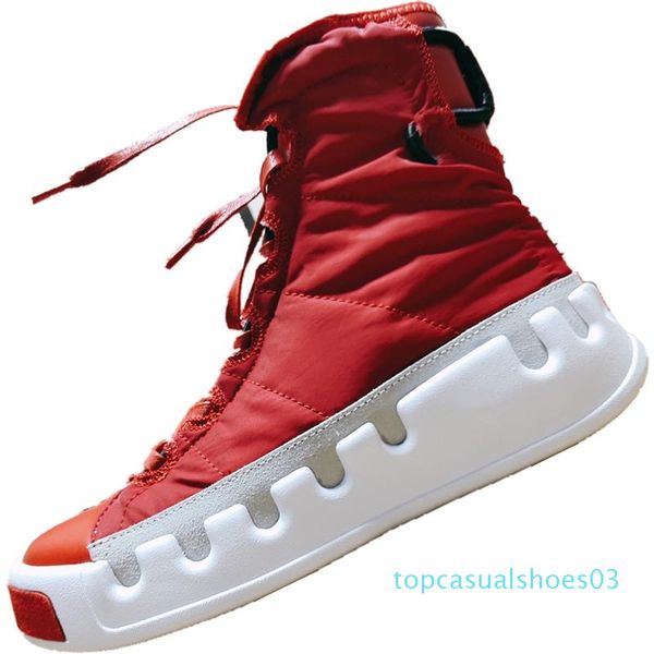 

2019 y3 genuine leather and nylon fashion outdoors boots 19ss skydiving theme y3 kasabaru mix rb high board shoes t03, Black