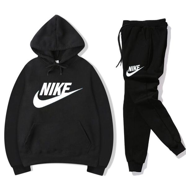 

2019 spring autumn brand new fashion mens tracksuits women's hooded sweater famous designer men casual pullover two piece sweatshirt su, Gray