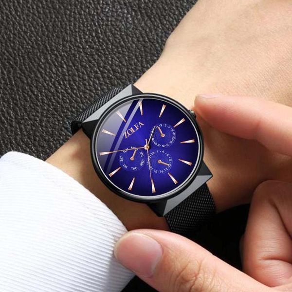

men's stainless steel quartz watch luxury watches casual bracele watch round dials brand wristwatches orologio da uomo#2, Slivery;brown