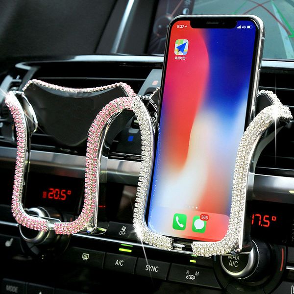 

universal with crystal rhinestone air vent mount 360 degree phone holder stand in car for iphone samsung ow price