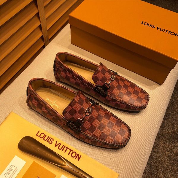 

2019 luxury brands fashion soft moccasins men loafers genuine leather shoes mens flats suede driving shoes blue, Black