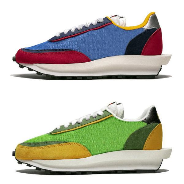 

2019 ld sacai waffle running shoes green gusto multi blue multi fashion mens womens trainers breathe tripe s sports designer sneakers