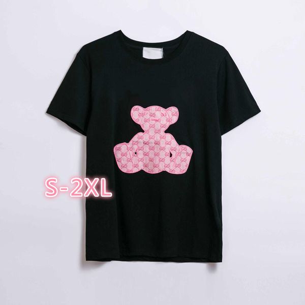 

20ss new designer t shirt for men and women fashion brand summer tshirts mens womens casual tees with printed 2 colors size s-2xl, White