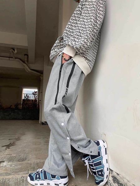 

mens designer pants brand sports casual printed clasp adjustable design pants fashion summer lightweight long gray with logo m-xl, Black