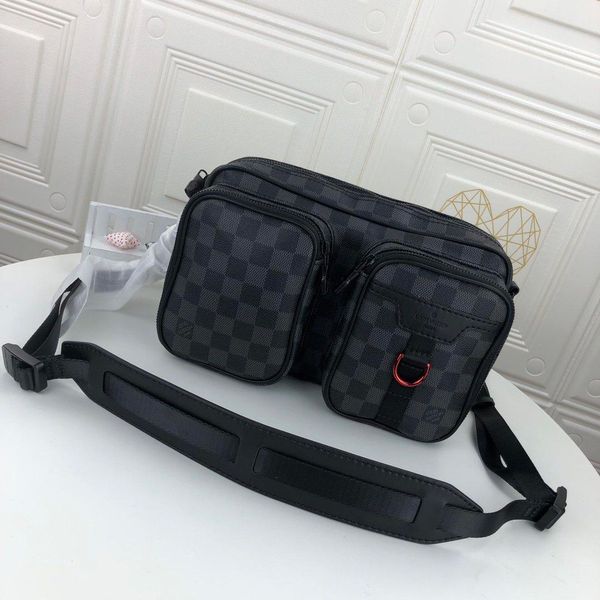 

utility messenger messenger bag 2020 womens luxury purses backpack wallet crossbody bag designer bags woman bags sac Ã main 2020 new, Black