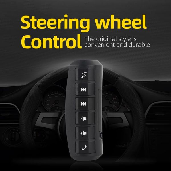 

car steering wheel control dvd 2din android window bluetooth button universal wireless steering wheel remote control