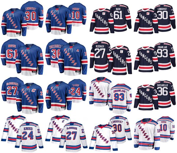 

зимняя классика кофта нью-йорк рейнджерс 61 рик нэш джерси 36 матс цуккарелло 93 мика zibanejad хоккей кофта сшитые, Black;red