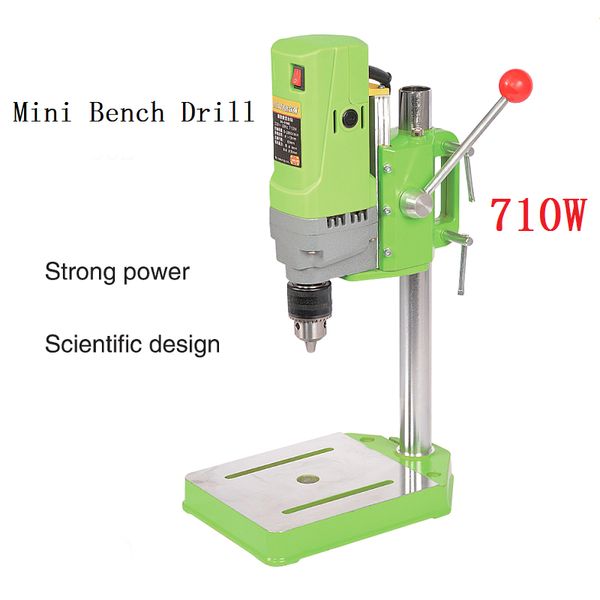 

mini drill press bench small electric drill machine work bench 220v 710w eu plug