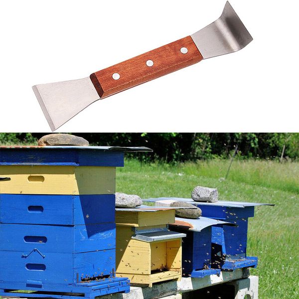 

2019 new stainless steel bee hive uncapping honey fork scraper shovel beekeeping tool #nn528