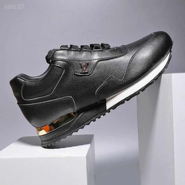 

2020 luxury handsome shoes for men women fashion leisure sneakers black white genuine leater mens flat casual shoe size 36-45 with box