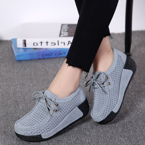 

spring summer running shoes women 2019 women shoes breathable geniune leather breathable platform sneakers sports
