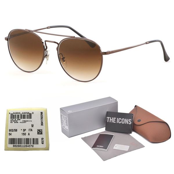 

Top Quality Brand designer gradient Glass lens sunglasses men women sun glasses eyewear Oculos De Sol with Retail box and label