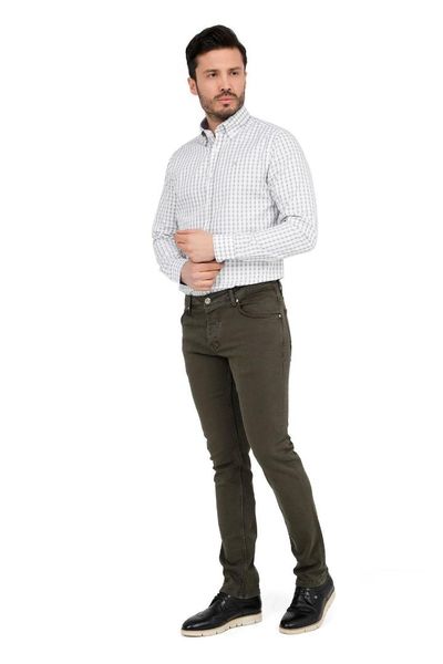

buratti normal waist narrow cutting narrow trotting jeans male jeans pants 7197f0283artos, Blue