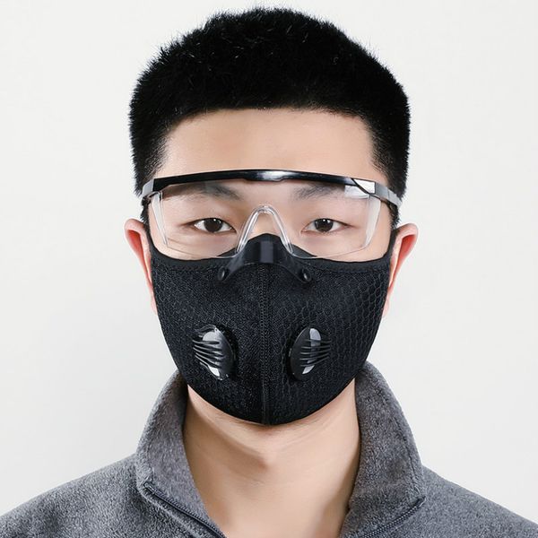 

2020 hot mesh многоразового маска с фильтром велосипедного маска открытого защита смога для мужчин и женщин регулируемых респираторов