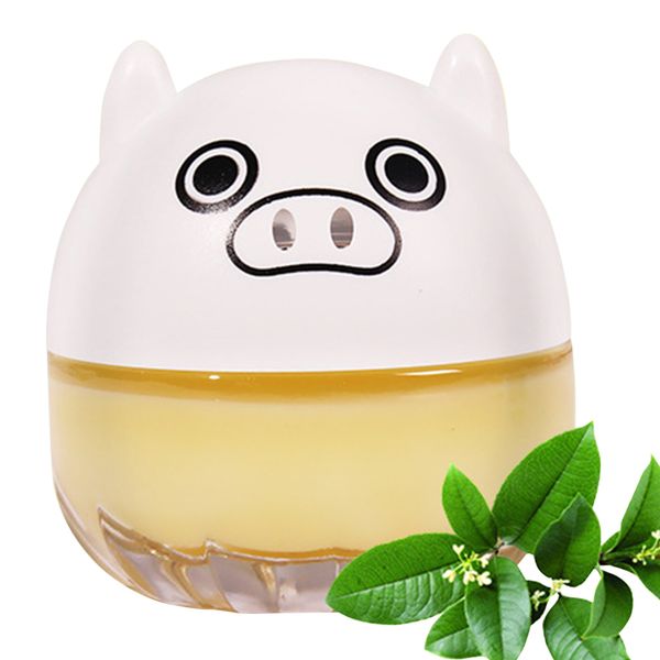 

2pcs deodorant perfume decoration purifier cute pig office home car solid aroma bathroom air freshener small gift fragrance