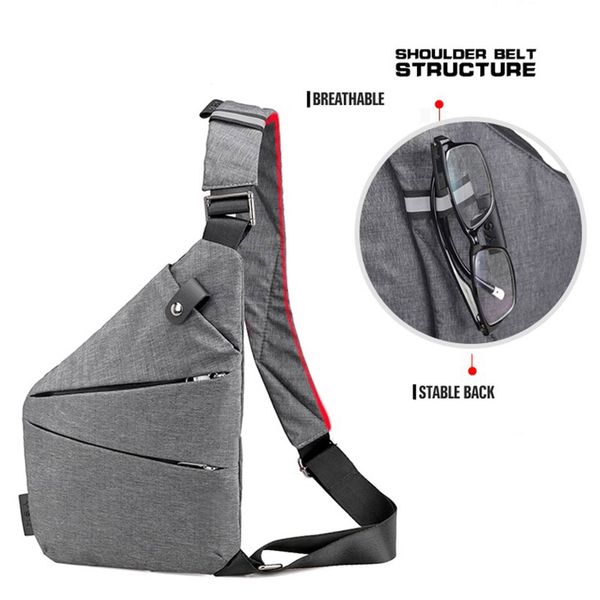 

men's messenger bag oxford burglar wearable bag multifunctional solid durable outing h7jp