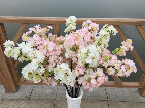 

1 meter long artificial simulation cherry blossom flower bouquet wedding arch decoration garland home decor supplies