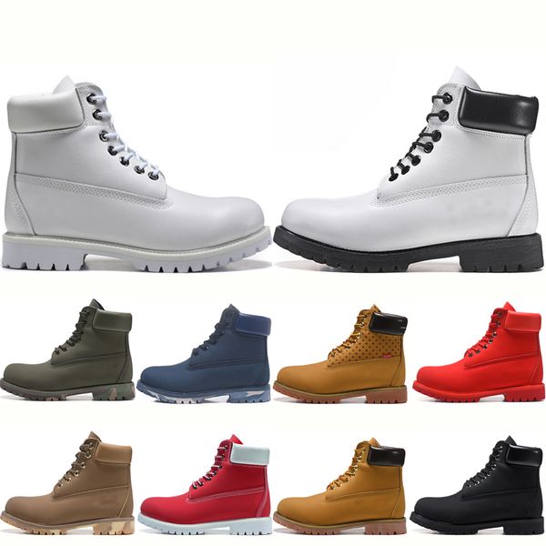 

men women boots winter ankle knee booties new womens triple white black wheat red snow boot size eur 36-45