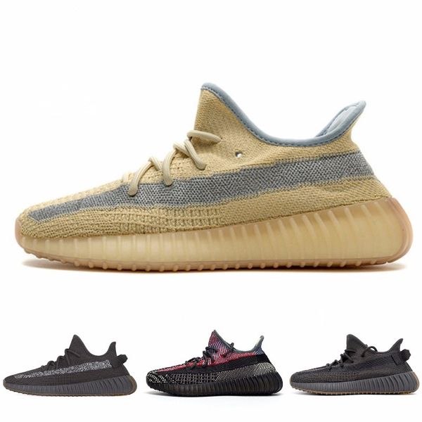 

kanye west static running shoes new israfil cinder desert sage earth tail light zebra womens mens trainers sneakers size 13 luxky j#006586