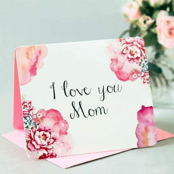 

creative mothers day card exquisite greeting can be printed to send mother and mother law gift parent child activities