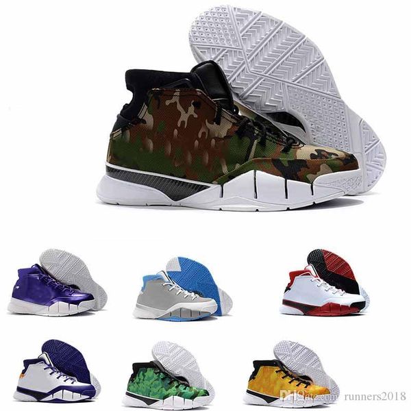 

2018 Горячие продажи Новый Кобе 1 Protro ZK1 Черное Золото Красный Томас Камуфляж Зелена