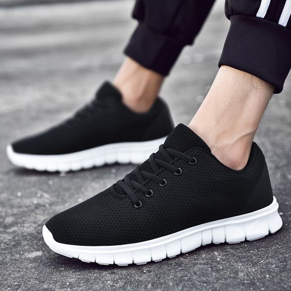 

four seasons running shoes men lace-up athletic trainers zapatillas ventilation sports shoes outdoor woman bodybuilding