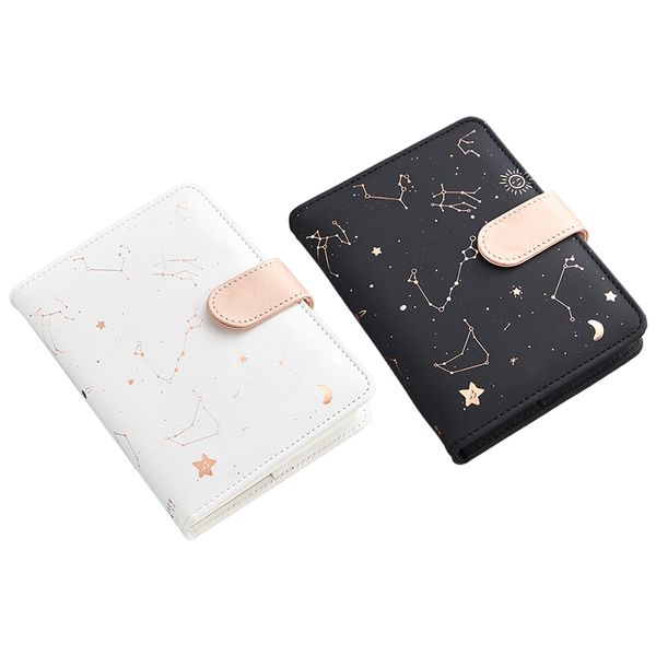

new-cute monthly daily planner lined study notebook journal travel, Purple;pink