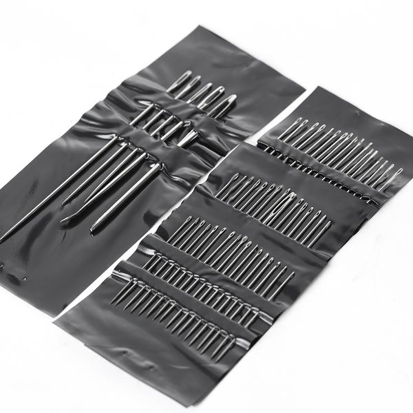 

55pcs/set useful metal silver stainless steel sewing needles set sewing pins set home diy crafts accessories hand tools